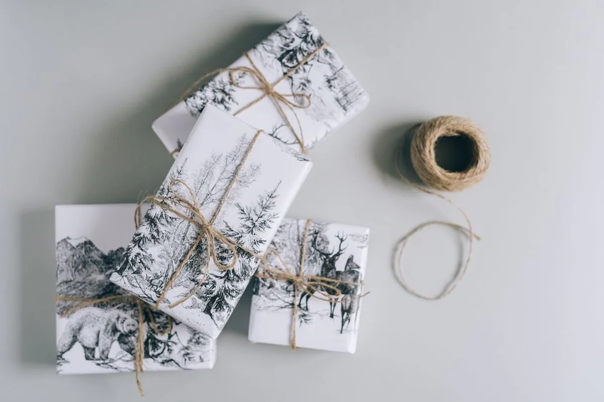 A thoughtfully wrapped gift ready to give to a partner